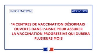 14 centres de vaccination dans l'Aisne