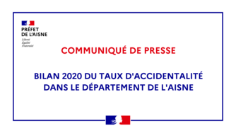 Bilan 2020 du taux d'accidentalité dans le département de l'Aisne