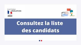 Liste des candidats pour le second tour des élections législatives dans l'Aisne 