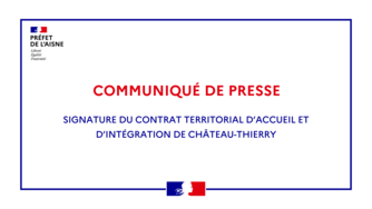 Signature du contrat territorial d’accueil et d’intégration de Château-Thierry